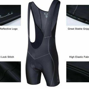 Przewalski Men’s 3D Padded Cycling Bike Bib Shorts